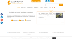 Desktop Screenshot of elementa-ingredients.com
